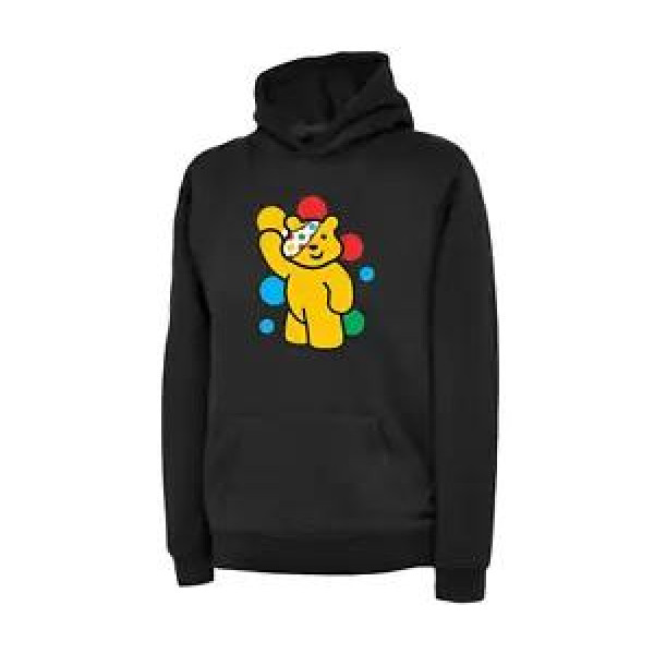Spotty Day Hoodie Pudsey Bear Children In Need Dotty Spot Kids Men Women Jumper