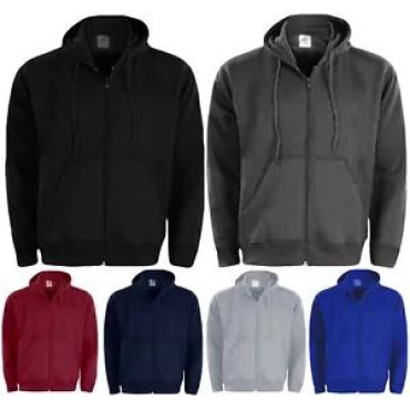 Mens Plain Hoodie Fl...