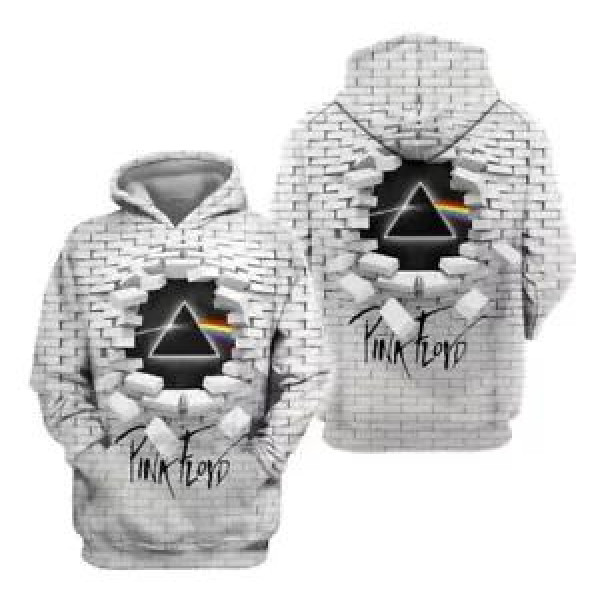 Pink Floyd Round 3D All Over Printed  Hoodie