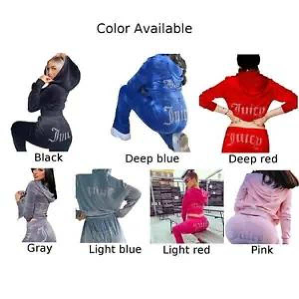 Newest Women 2 Piece Outfits Velour Tracksuit For Velvet,Jogging,Workout-Sets