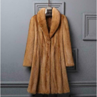 Real Mink Fur Long T...